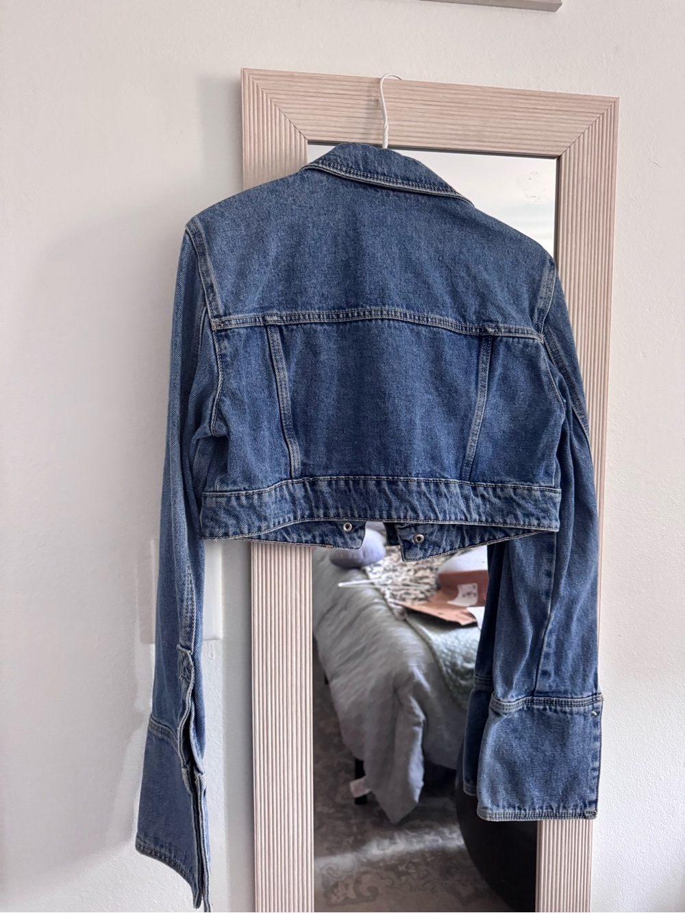 Zara Cropped Denim Jacket - Picture 8 of 8